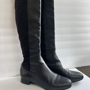 Sleek Black Over the Knee Women's Boots